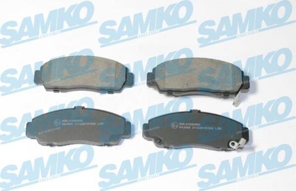 Samko 5SP1840 - Komplet zavornih oblog, ploscne (kolutne) zavore www.parts5.com