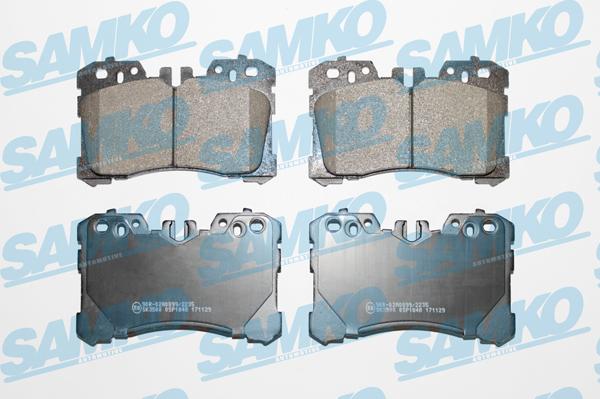 Samko 5SP1848 - Set placute frana,frana disc www.parts5.com