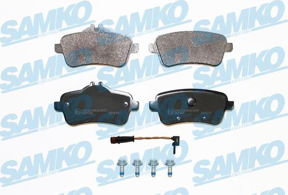 Samko 5SP1817A - Тормозные колодки, дисковые, комплект www.parts5.com