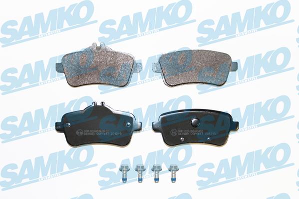 Samko 5SP1817 - Тормозные колодки, дисковые, комплект www.parts5.com