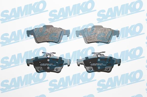 Samko 5SP1882 - Brake Pad Set, disc brake www.parts5.com