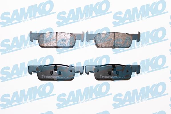 Samko 5SP1825 - Brake Pad Set, disc brake www.parts5.com