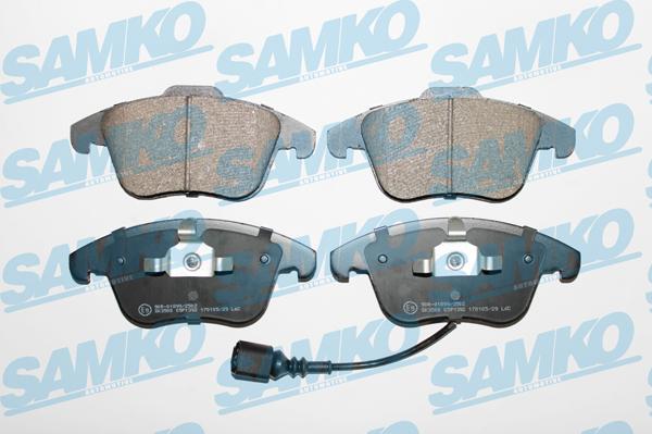 Samko 5SP1392 - Комплект спирачно феродо, дискови спирачки www.parts5.com