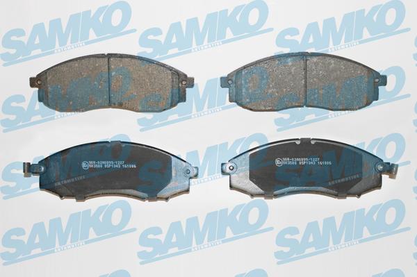 Samko 5SP1343 - Brake Pad Set, disc brake parts5.com