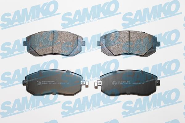 Samko 5SP1363 - Bremsbelagsatz, Scheibenbremse www.parts5.com