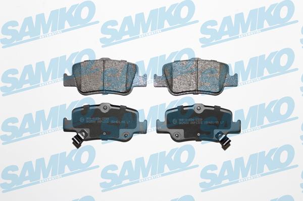 Samko 5SP1315 - Тормозные колодки, дисковые, комплект www.parts5.com