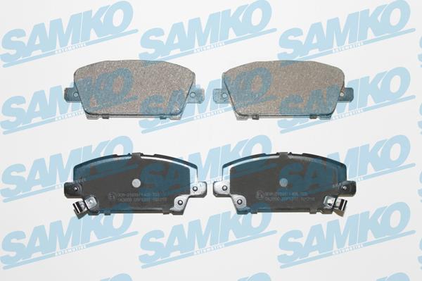 Samko 5SP1317 - Sada brzdových destiček, kotoučová brzda www.parts5.com