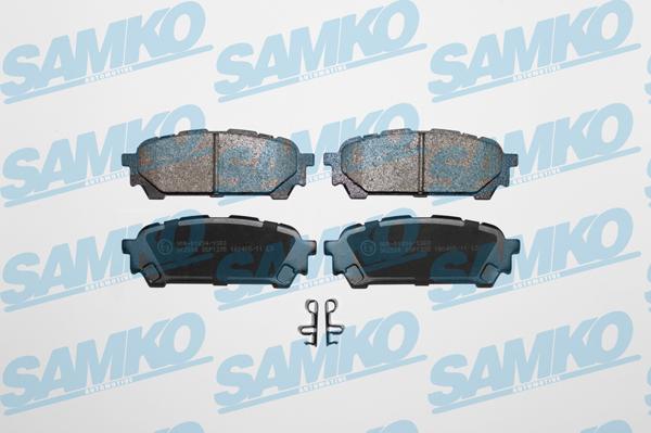 Samko 5SP1335 - Brake Pad Set, disc brake parts5.com