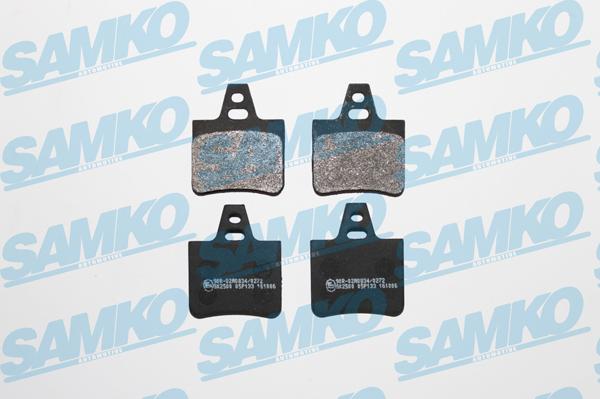 Samko 5SP133 - Brake Pad Set, disc brake www.parts5.com