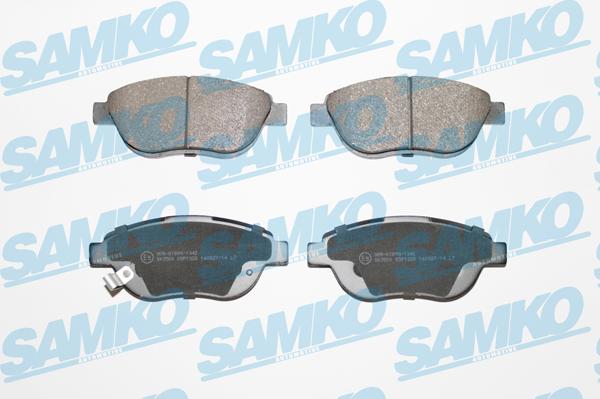 Samko 5SP1328 - Brake Pad Set, disc brake www.parts5.com