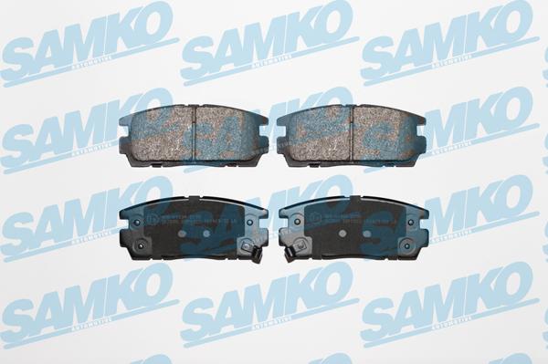 Samko 5SP1323 - Тормозные колодки, дисковые, комплект www.parts5.com