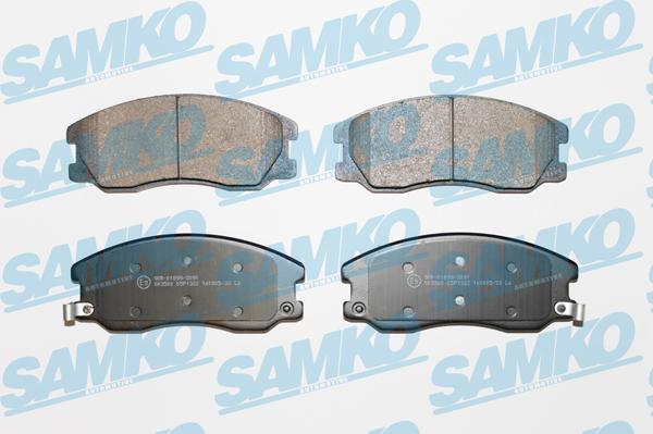 Samko 5SP1322 - Set placute frana,frana disc www.parts5.com