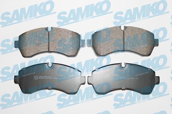 Samko 5SP1295 - Sada brzdových destiček, kotoučová brzda www.parts5.com