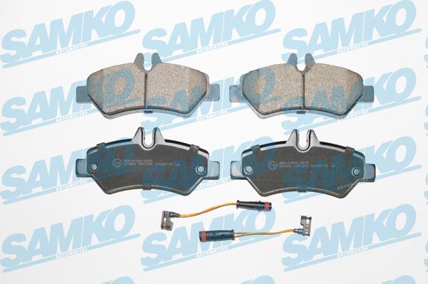 Samko 5SP1293 - Brake Pad Set, disc brake www.parts5.com