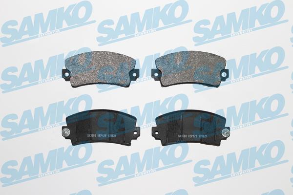 Samko 5SP129 - Sada brzdových platničiek kotúčovej brzdy www.parts5.com