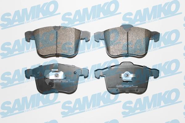 Samko 5SP1244 - Komplet zavornih oblog, ploscne (kolutne) zavore www.parts5.com