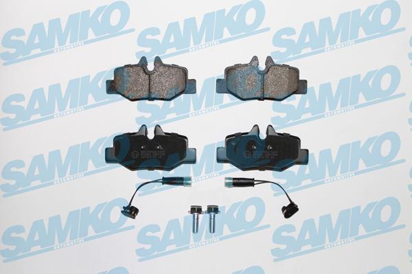 Samko 5SP1246 - Piduriklotsi komplekt,ketaspidur www.parts5.com