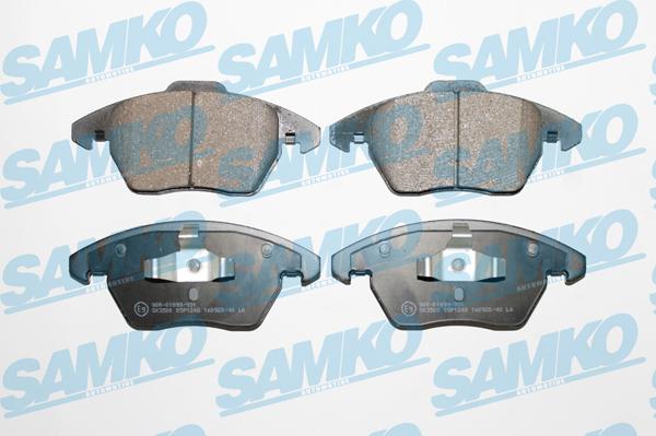 Samko 5SP1248 - Kit de plaquettes de frein, frein à disque www.parts5.com