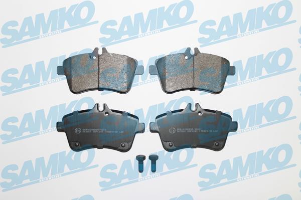 Samko 5SP1243 - Brake Pad Set, disc brake parts5.com