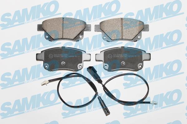 Samko 5SP1261 - Sada brzdových destiček, kotoučová brzda www.parts5.com