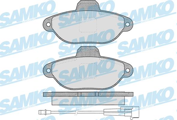 Samko 5SP1262 - Set placute frana,frana disc www.parts5.com