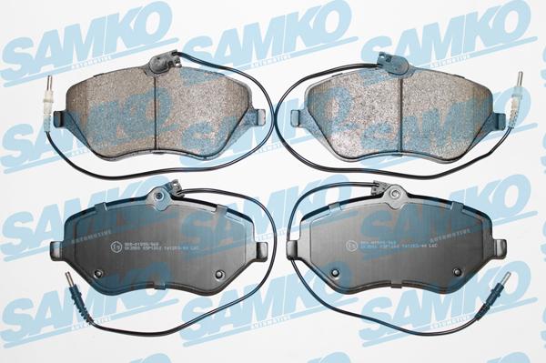 Samko 5SP1202 - Brake Pad Set, disc brake www.parts5.com