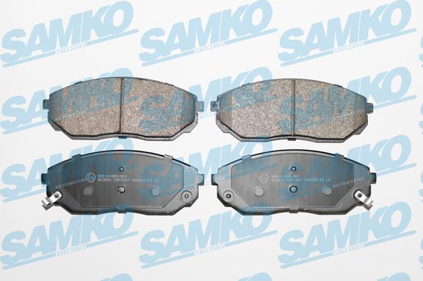 Samko 5SP1207 - Brake Pad Set, disc brake www.parts5.com