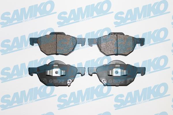 Samko 5SP1211 - Brake Pad Set, disc brake www.parts5.com