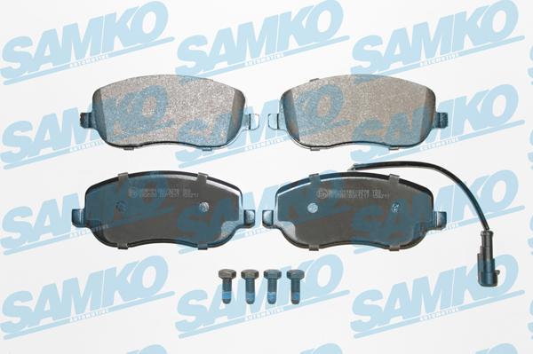 Samko 5SP1217 - Piduriklotsi komplekt,ketaspidur www.parts5.com