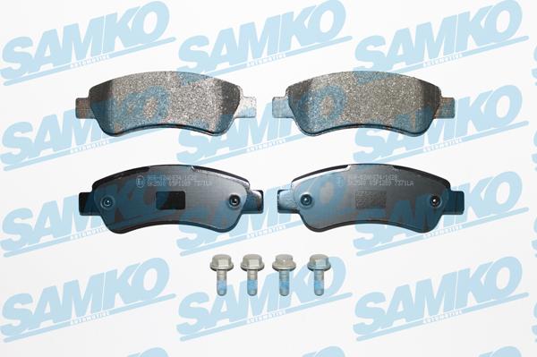 Samko 5SP1289 - Piduriklotsi komplekt,ketaspidur www.parts5.com