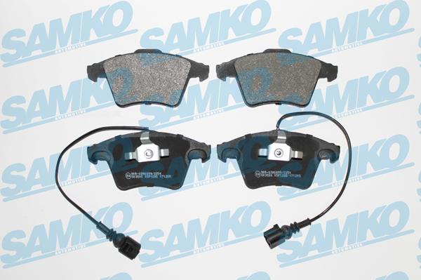 Samko 5SP1285 - Sada brzdových destiček, kotoučová brzda www.parts5.com