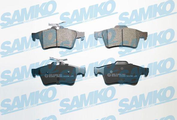 Samko 5SP1236 - Fékbetétkészlet, tárcsafék www.parts5.com