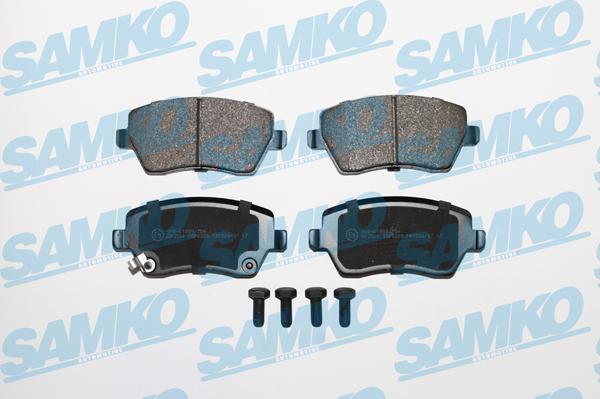 Samko 5SP1229 - Тормозные колодки, дисковые, комплект www.parts5.com