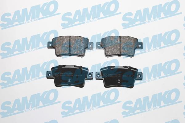 Samko 5SP1224 - Brake Pad Set, disc brake www.parts5.com