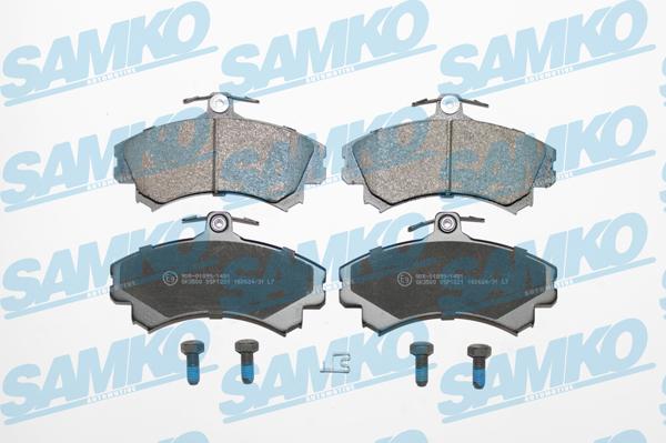 Samko 5SP1221 - Set placute frana,frana disc www.parts5.com