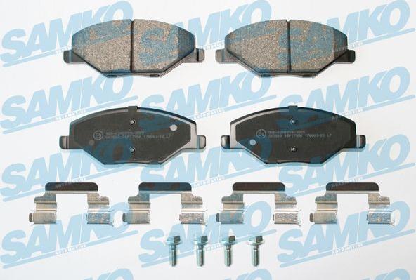 Samko 5SP1795K - Brake Pad Set, disc brake www.parts5.com