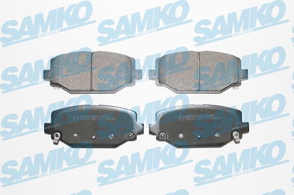 Samko 5SP1747 - Komplet zavornih oblog, ploscne (kolutne) zavore www.parts5.com