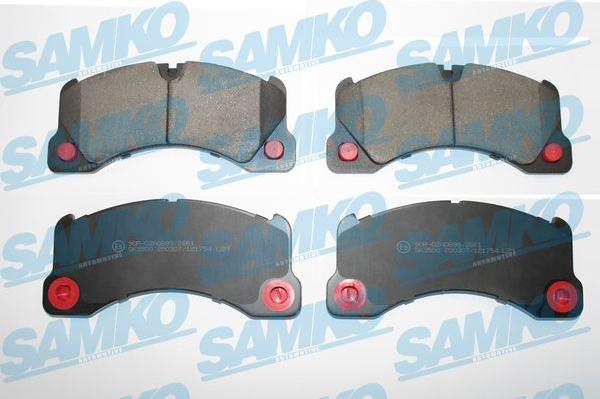 Samko 5SP1754 - Тормозные колодки, дисковые, комплект www.parts5.com