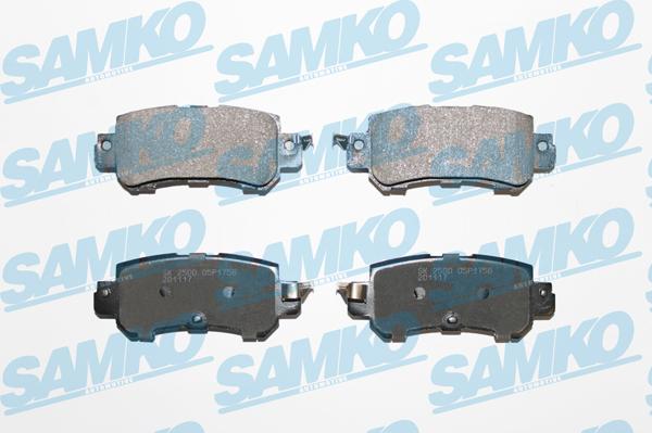 Samko 5SP1756 - Brake Pad Set, disc brake www.parts5.com