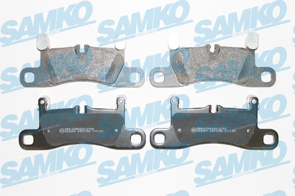 Samko 5SP1758 - Brake Pad Set, disc brake www.parts5.com