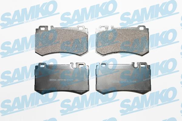 Samko 5SP1719 - Тормозные колодки, дисковые, комплект www.parts5.com