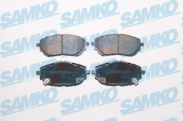 Samko 5SP1784 - Brake Pad Set, disc brake www.parts5.com