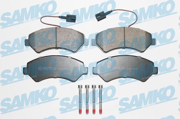 Samko 5SP1721 - Kit de plaquettes de frein, frein à disque www.parts5.com