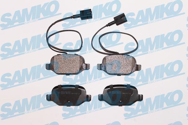 Samko 5SP1723 - Komplet zavornih oblog, ploscne (kolutne) zavore www.parts5.com