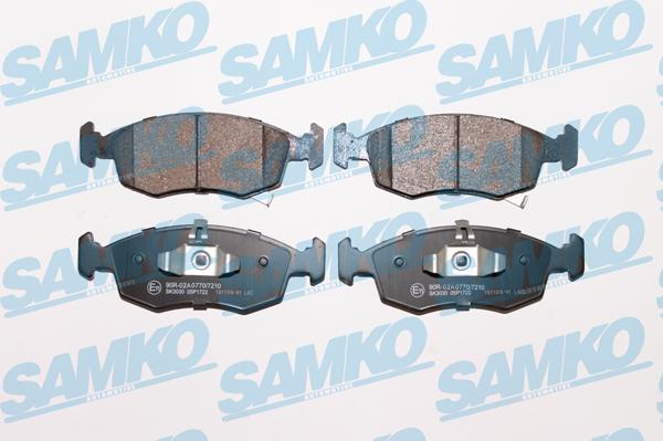 Samko 5SP1722 - Fren balata seti, diskli fren www.parts5.com