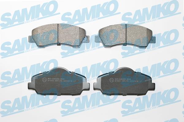 Samko 5SP1770 - Brake Pad Set, disc brake www.parts5.com