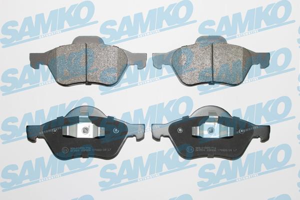 Samko 5SP898 - Комплект спирачно феродо, дискови спирачки www.parts5.com