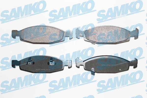 Samko 5SP840 - Brake Pad Set, disc brake parts5.com