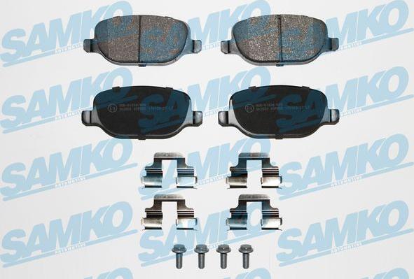 Samko 5SP855K - Brake Pad Set, disc brake www.parts5.com