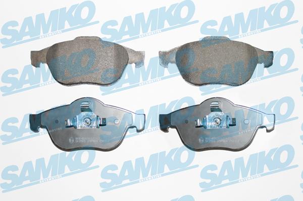 Samko 5SP864 - Piduriklotsi komplekt,ketaspidur www.parts5.com